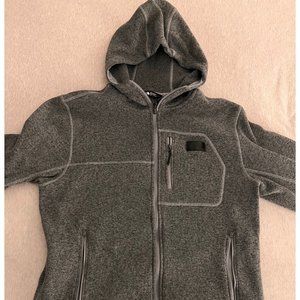 NorthFace grey zip up hoodie